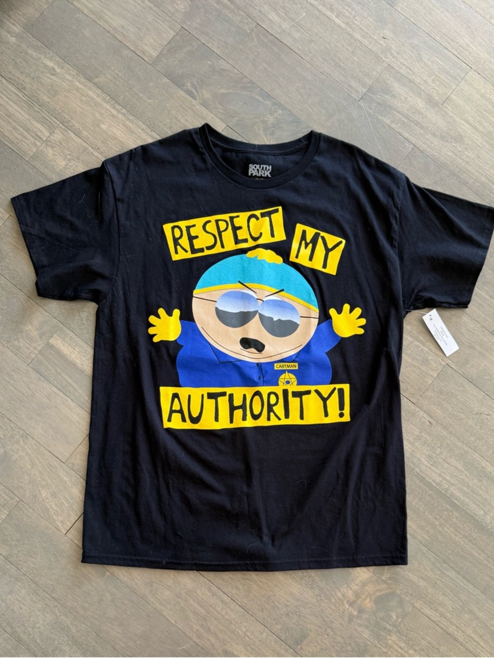 South Park "Respect My Authority" Black Graphic Tee